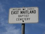 Municipal (Baptist section) Cemetery, East Maitland